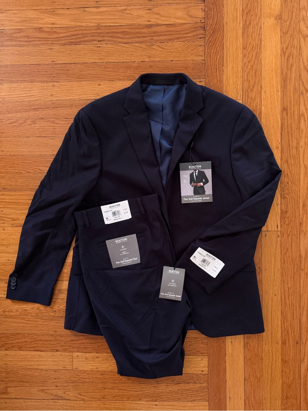 Kenneth Cole Flex Suit Navy
